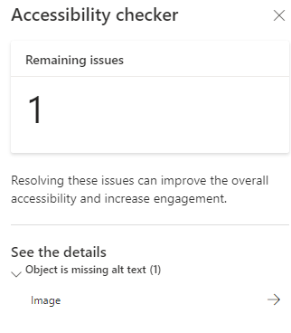 Dynamics Customer Insights - Journeys Accessbility checker