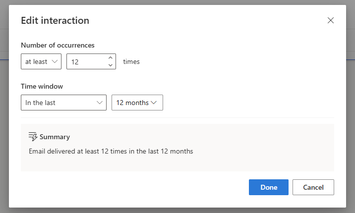 Email Delivered Criteria