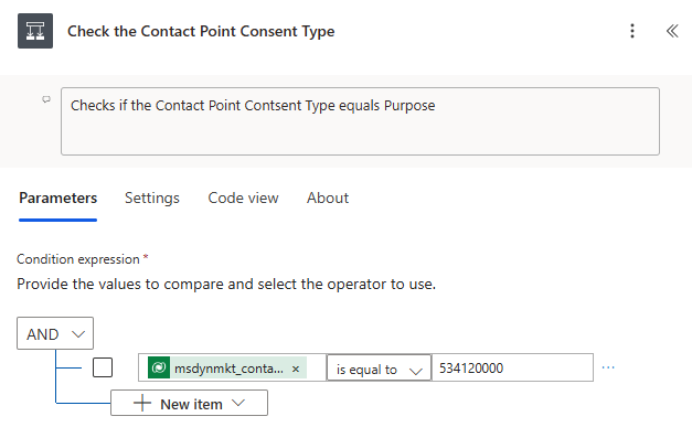 Check whether the consent record is a purpose or topic record