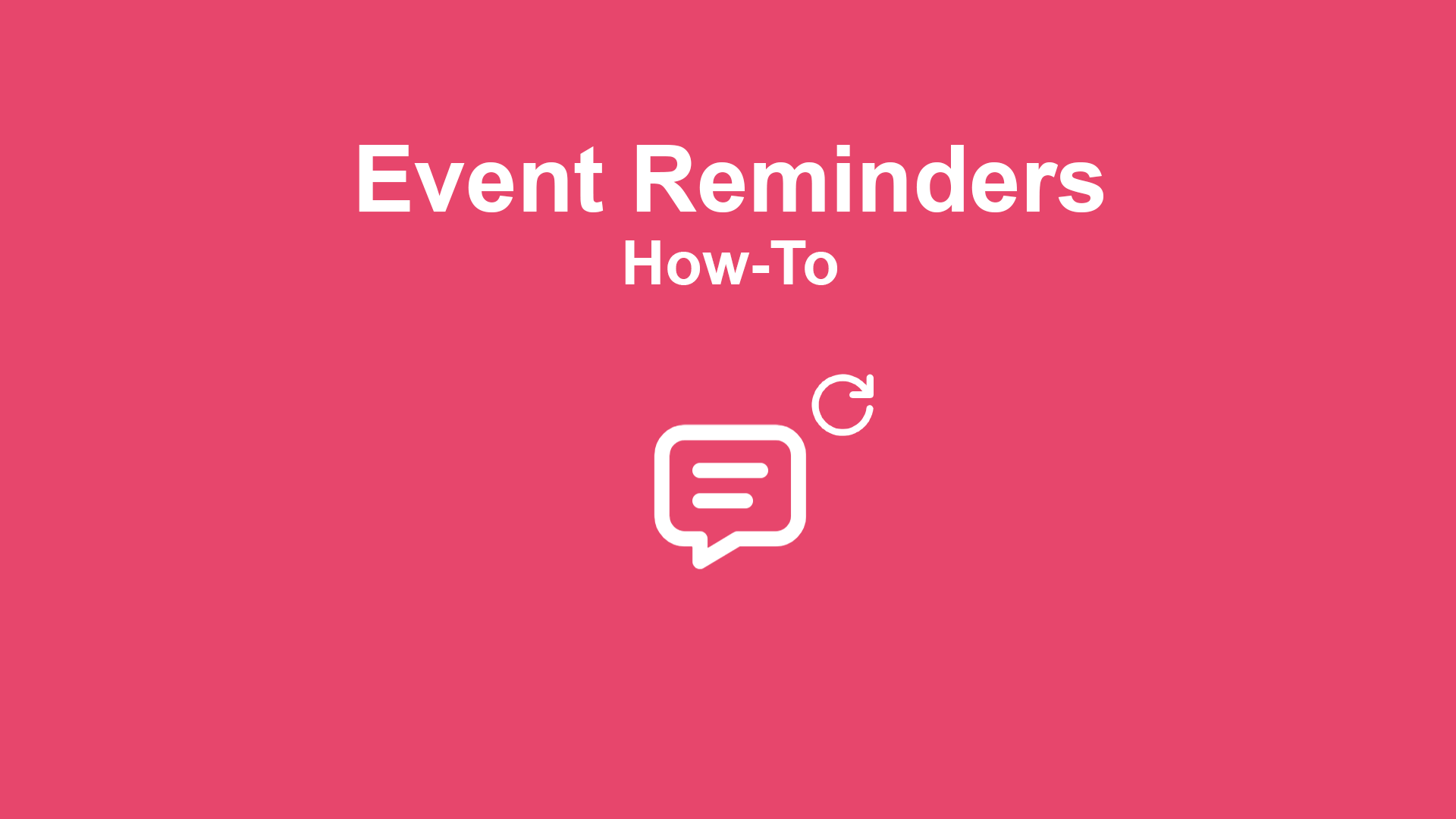 Remind registrants of your event in Customer Insights - Journeys