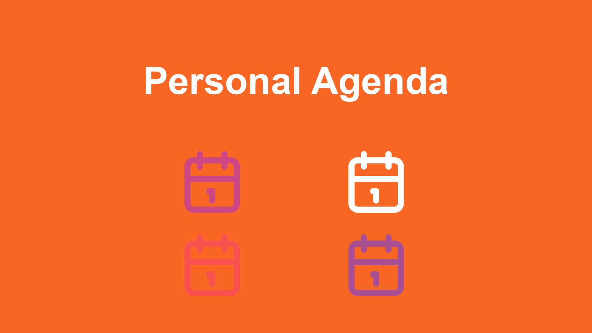 How To - Personal Event Calendar