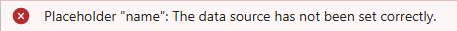 Error in Customer Insights - Journeys when placeholder not set correctly